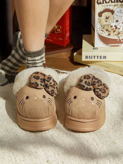 Hello Kitty Slippers 🐱👣 – Cozy & Cute for Indoors and Outdoors 💖
